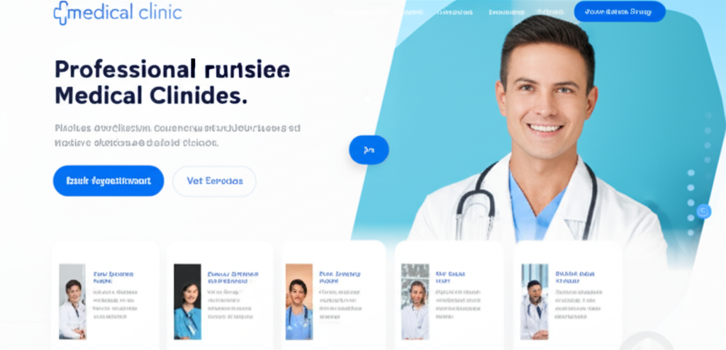 موقع عيادة طبية